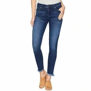 Lucky Brand Lolita Skinny Fringe Cuff Jeans (Size 4/27) Excellent Condition